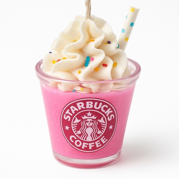 Starbucks Other - 2 bundle!! Starbucks Pink Whipped Cream Candle
